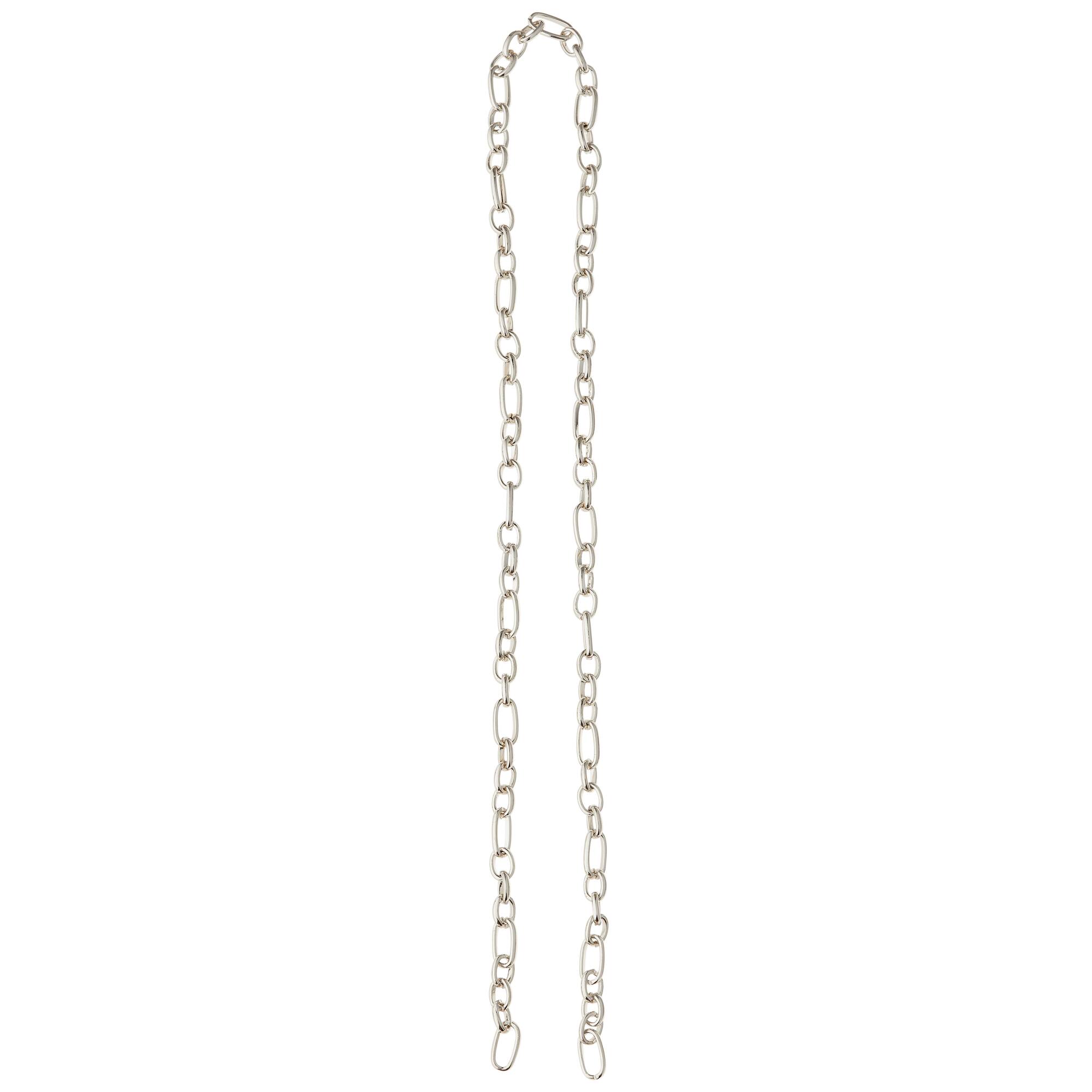 Thin Round Rhodium Chain By Bead Landing™